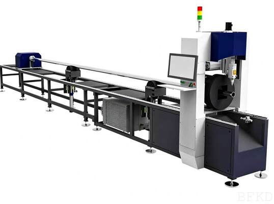 1200W Mini CNC Laser Pipe Cutting Machine with Raycus Laser Source and Dual Pneumatic Chuck for 90-170mm Pipes
