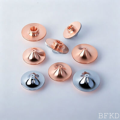 Nickel-Plated Pure Copper Laser Cutting Nozzle Precision Machined for Perfect Cutting Edge and Smooth Finish