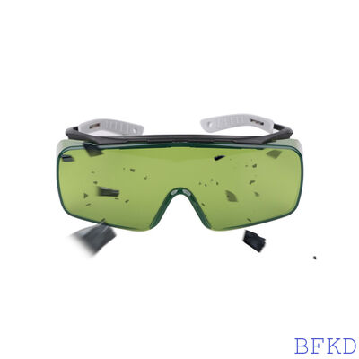 Professional Laser Safety Goggles with UV Ray Blocking Anti-Metal Splash and Harmful Light Filter for Welding and Cutting