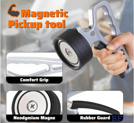 Ergonomic Portable Magnetic Lifter with 60kg Pull Force and Permanent Magnet Technology for Steel Plate Handling