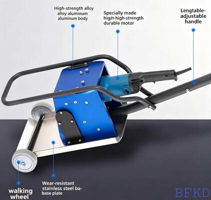 Heavy-Duty Hand-Push Laser Cutting Slag Remover with 6KW, 15KW, 20KW Power Options for Efficient and Durable Slag Removal