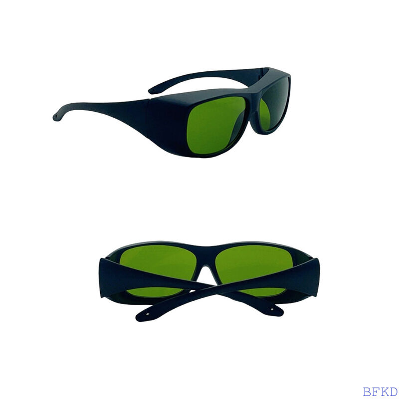 Laser Safety Goggles with Anti Ultraviolet Light and Welding Spatter Protection for Durable Green Lens Industrial Use