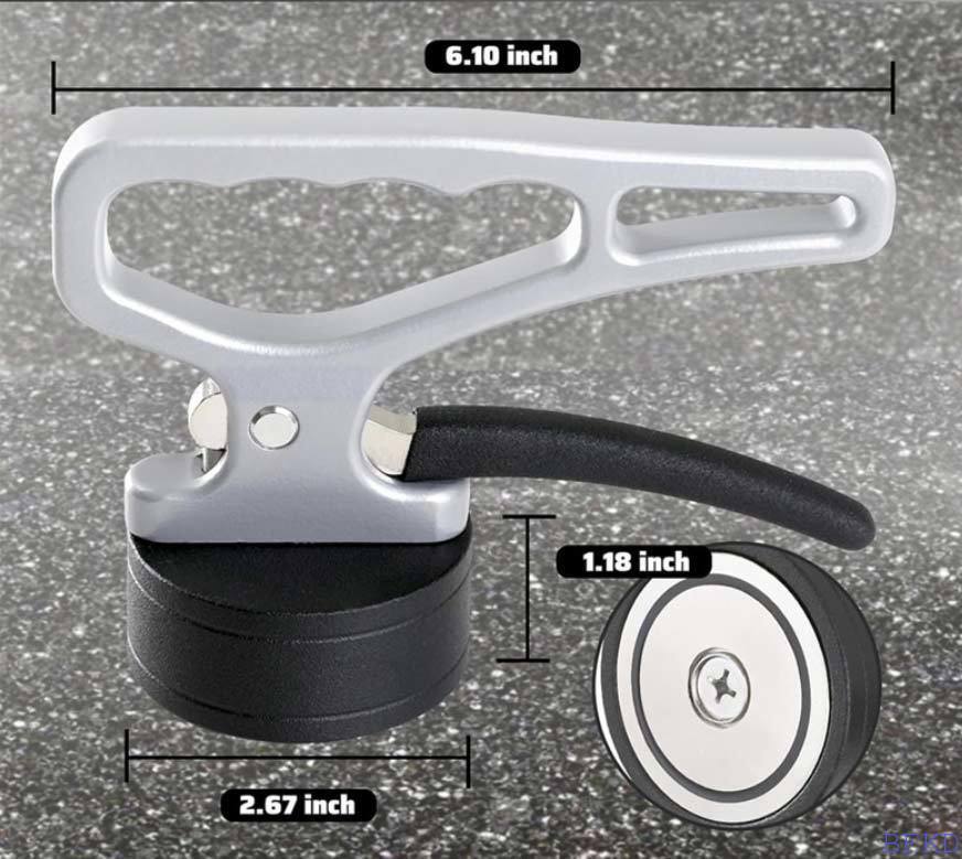 Ergonomic Portable Magnetic Lifter with 60kg Pull Force and Permanent Magnet Technology for Steel Plate Handling